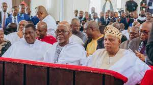 Tinubu, governors, others pay tribute as Akeredolu is laid to rest
